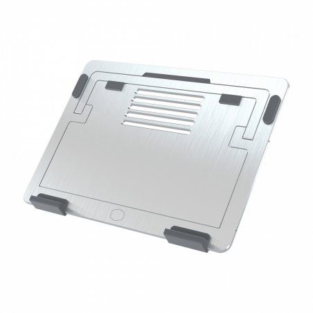 Cooler Master ErgoStand Air Argent 39,6 cm (15.6")