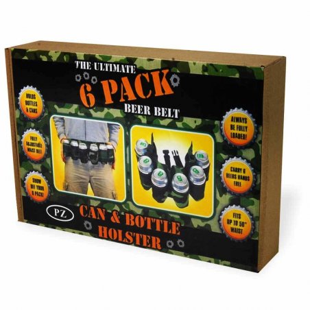 MikaMax 00138 bottle carrier Black Polyester 6 bottle(s)