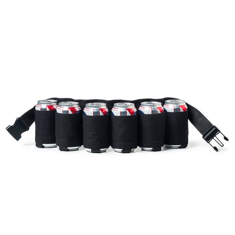 MikaMax 00138 bottle carrier Black Polyester 6 bottle(s)