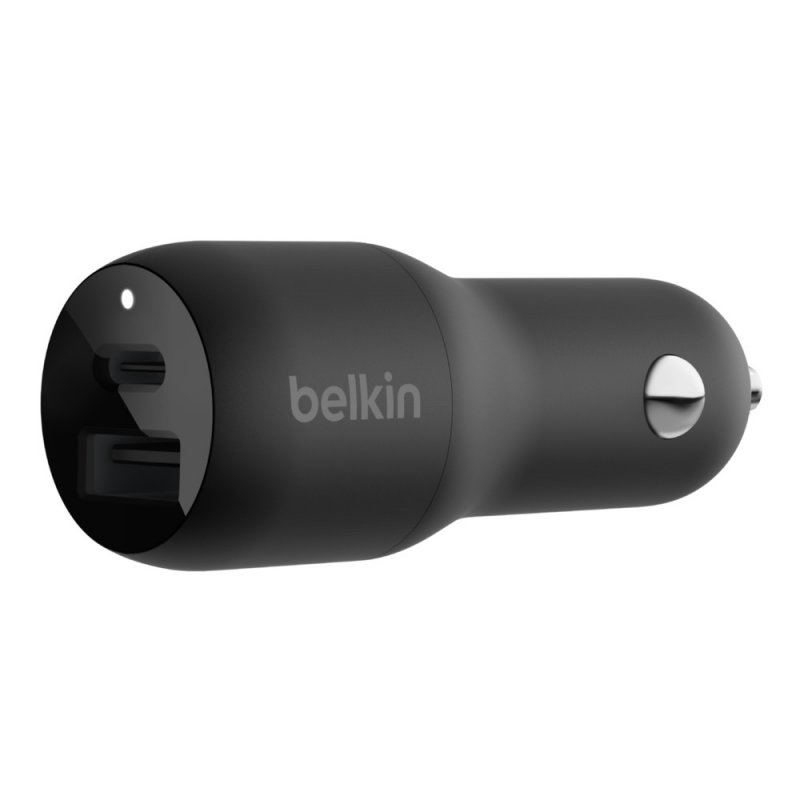 Belkin CCB004BTBK chargeur d'appareils mobiles Smartphone, Tablette Noir Allume-cigare, USB Charge rapide Intérieure, E