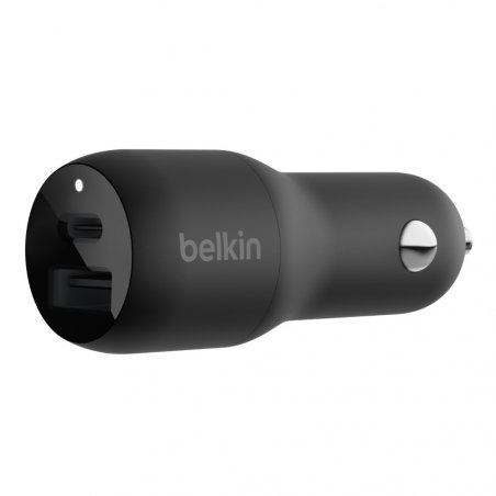 Belkin CCB004BTBK chargeur d'appareils mobiles Smartphone, Tablette Noir Allume-cigare, USB Charge rapide Intérieure, E