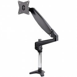 StarTech.com Support Simple Écran PC - Bras Moniteur VESA - Support Écran Bureau 32" ou 49" (32:9)/ 8kg - Porte Écran