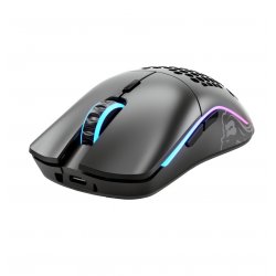 Glorious PC Gaming Race compatible Model O- Wireless Gaming-Maus - schwarz, matt