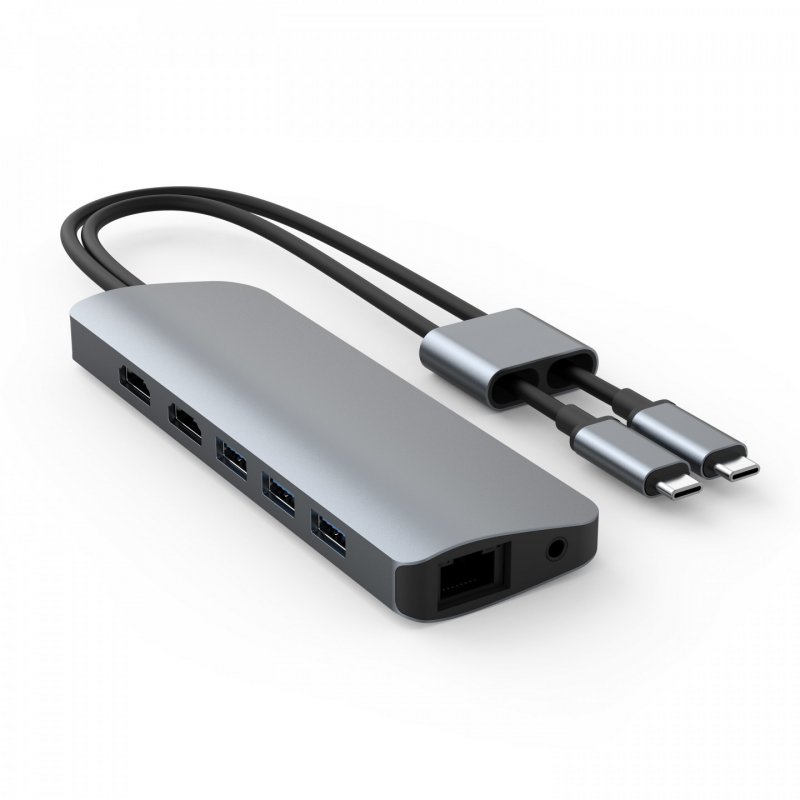 Hyper VIPER 10-in-2 USB-C Hub Grey
