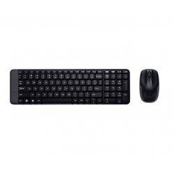 Logitech Wireless Combo MK220 clavier Souris incluse USB Français Noir