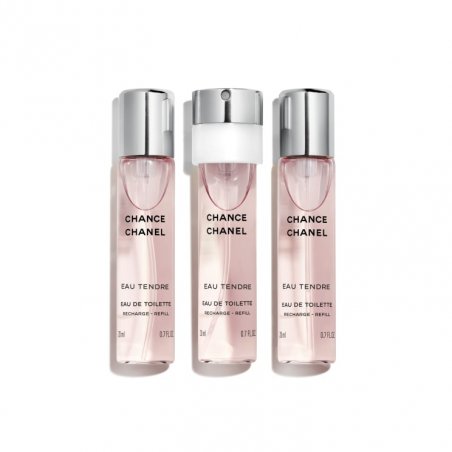 CHANEL Chance Eau Tendre Eau de Toilette Refill 3x20ml
