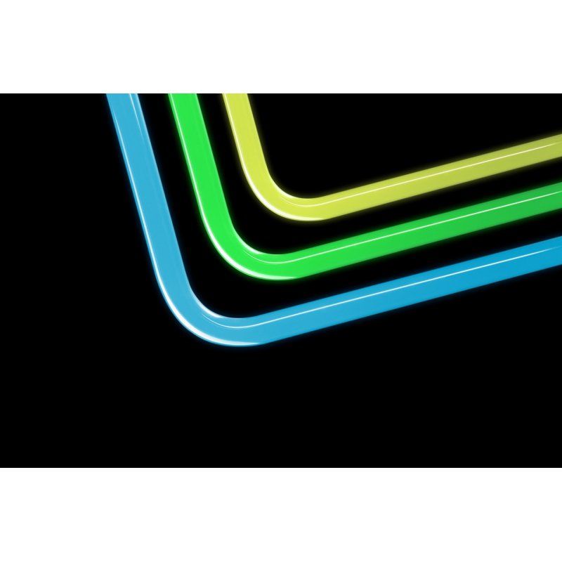 EK Water Blocks compatible EK-Loop Hard Tube 14/10mm Acryl, gebogen 90 Grad - 80cm, 6 Stück