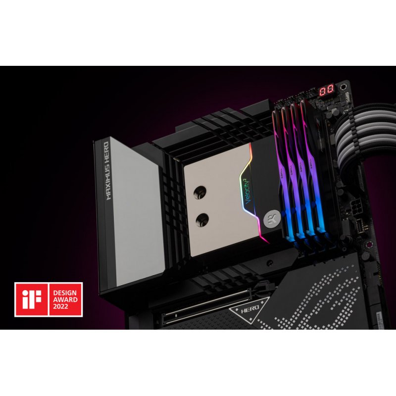 EK Water Blocks compatible EK-Quantum Velocity² D-RGB CPU Wasserkühler - 1700, Full Nickel