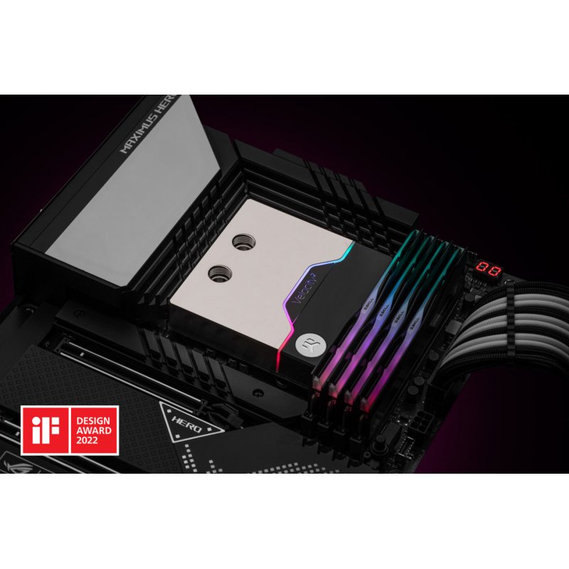 EK Water Blocks compatible EK-Quantum Velocity² D-RGB CPU Wasserkühler - 1700, Full Nickel