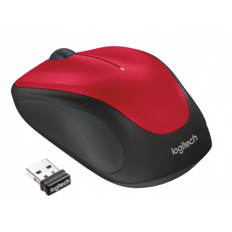 WIRELESS MOUSE M235 RED USB RED