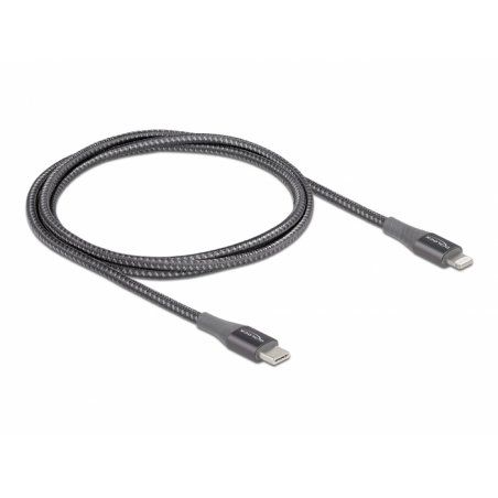 Cable Delock compatible USB-C to Lightning 1m grey
