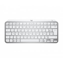 Logitech MX Keys Mini for Business clavier RF sans fil + Bluetooth AZERTY Français Aluminium, Blanc