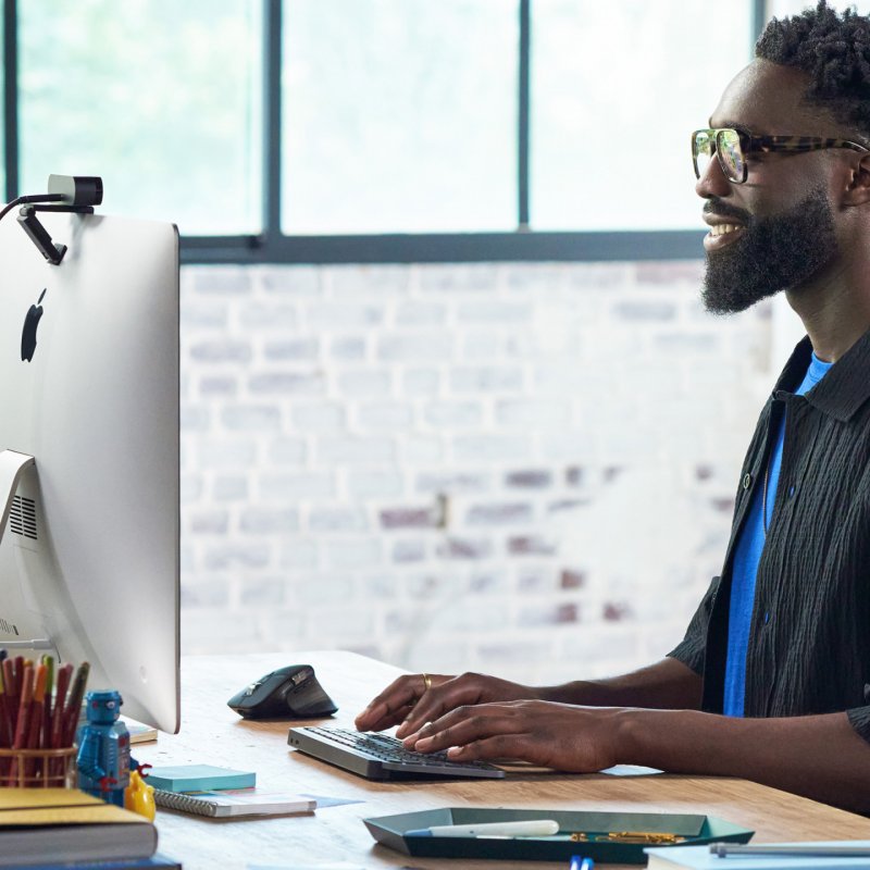 Logitech Mx Keys Mini For Business clavier RF sans fil + Bluetooth QWERTY Anglais Graphite