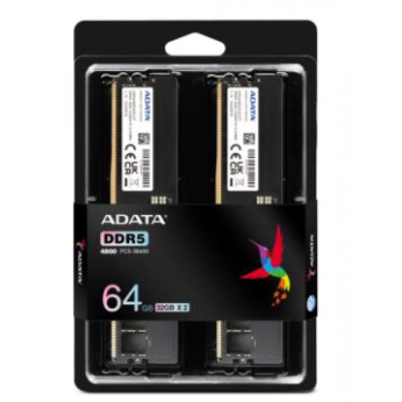 ADATA AD5U480032G-DT module de mémoire 64 Go 2 x 32 Go DDR5 4800 MHz ECC