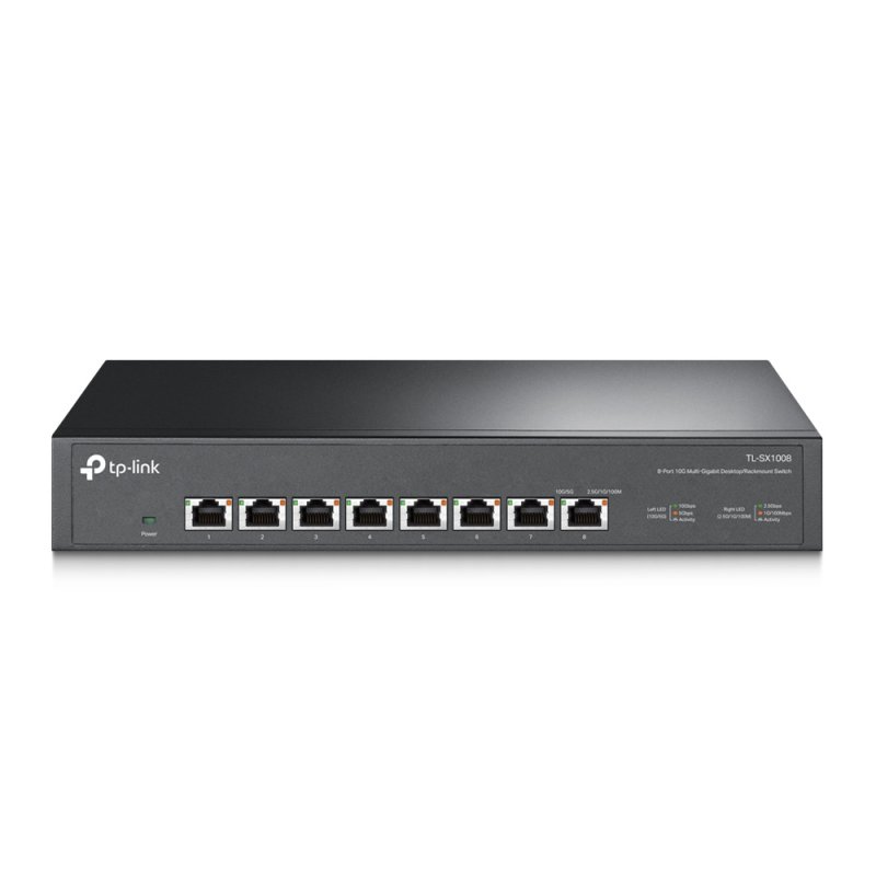 TP-Link TL-SX1008 commutateur réseau Non-géré 10G Ethernet (100/1000/10000) 1U Noir