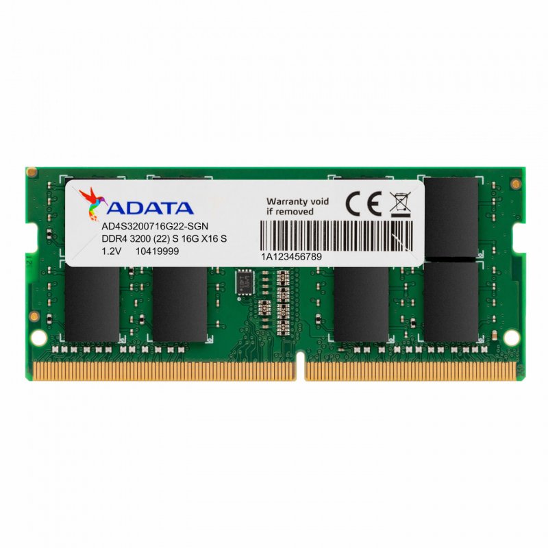 ADATA Premier Series - DDR4 - Modul - 8 GB - SO DIMM 260-PIN - 3200 MHz / PC4-25600 - ungepuffert