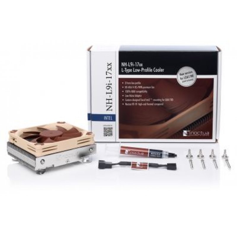 Noctua Kühler NH-L9i 17xx Processeur Refroidisseur 9,2 cm Beige, Marron 1 pièce(s)