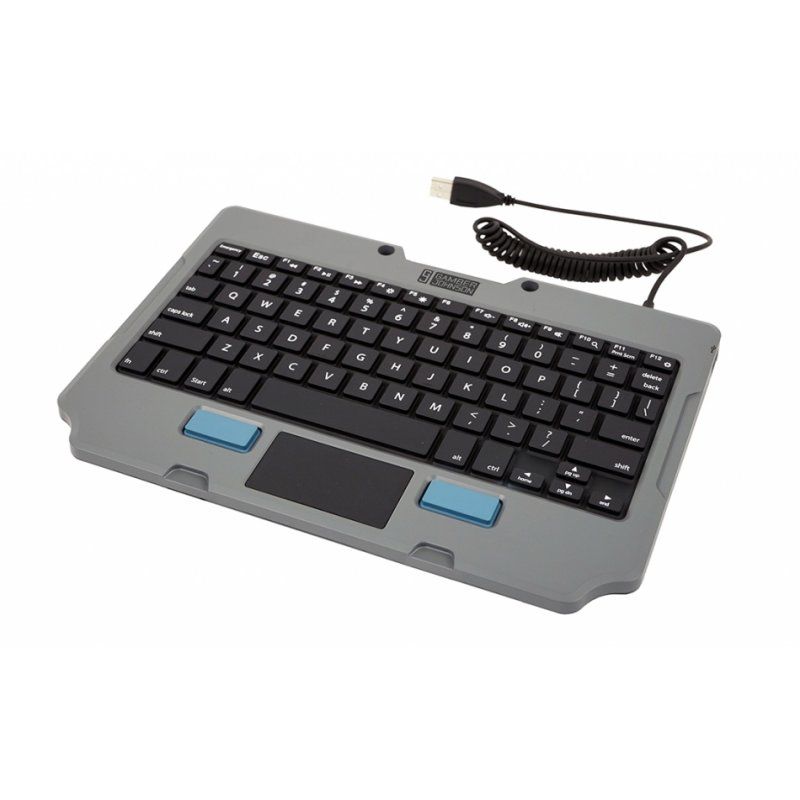 Gamber-Johnson 7160-1449-01 keyboard UK English Black, Grey