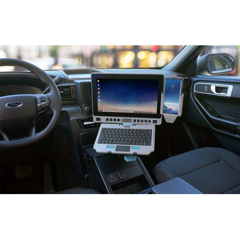 Gamber-Johnson 7160-1449-01 clavier Anglais britannique Noir, Gris