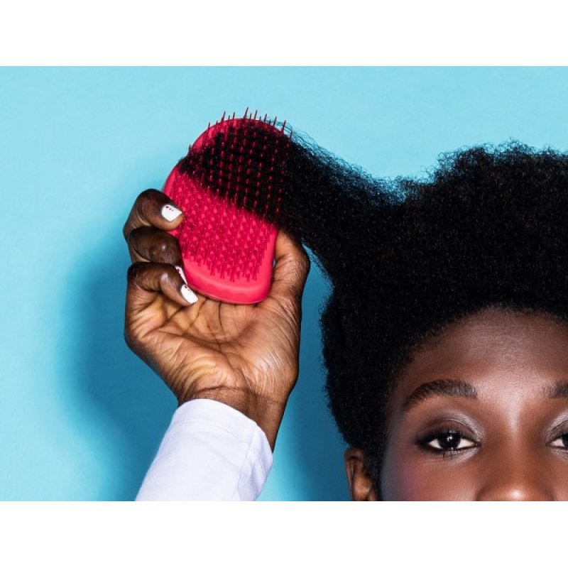 Tangle Teezer Thick & Curly Adult Paddle hairbrush Red 1 pc(s)