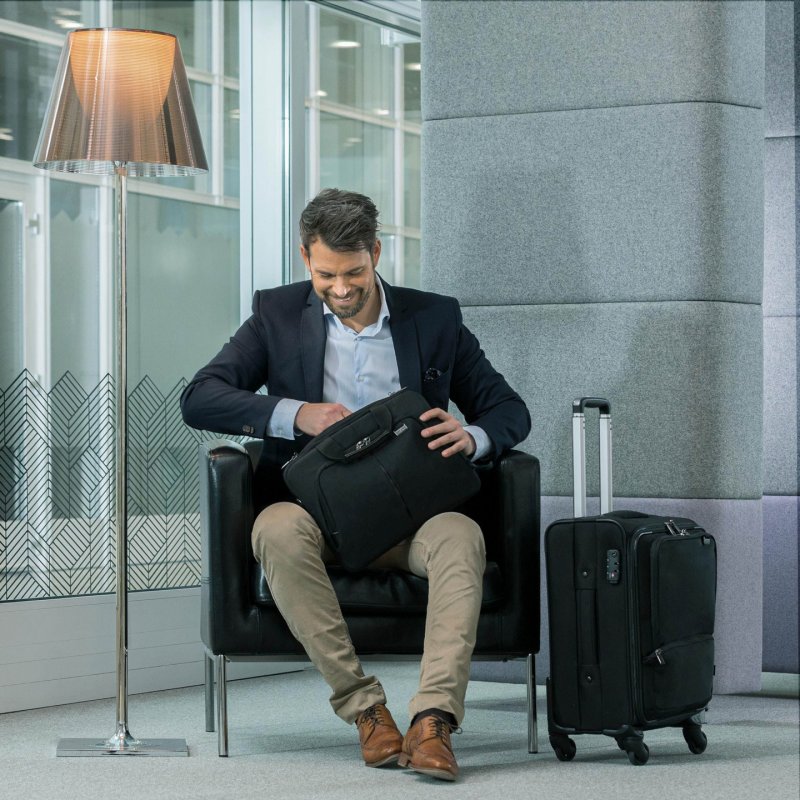 DICOTA Eco Slim Case PRO notebook case 35.8 cm (14.1") Briefcase Black