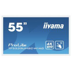 iiyama ProLite TF5539UHSC-W1AG écran plat de PC 139,7 cm (55") 3840 x 2160 pixels 4K Ultra HD LED Écran tactile Multi-