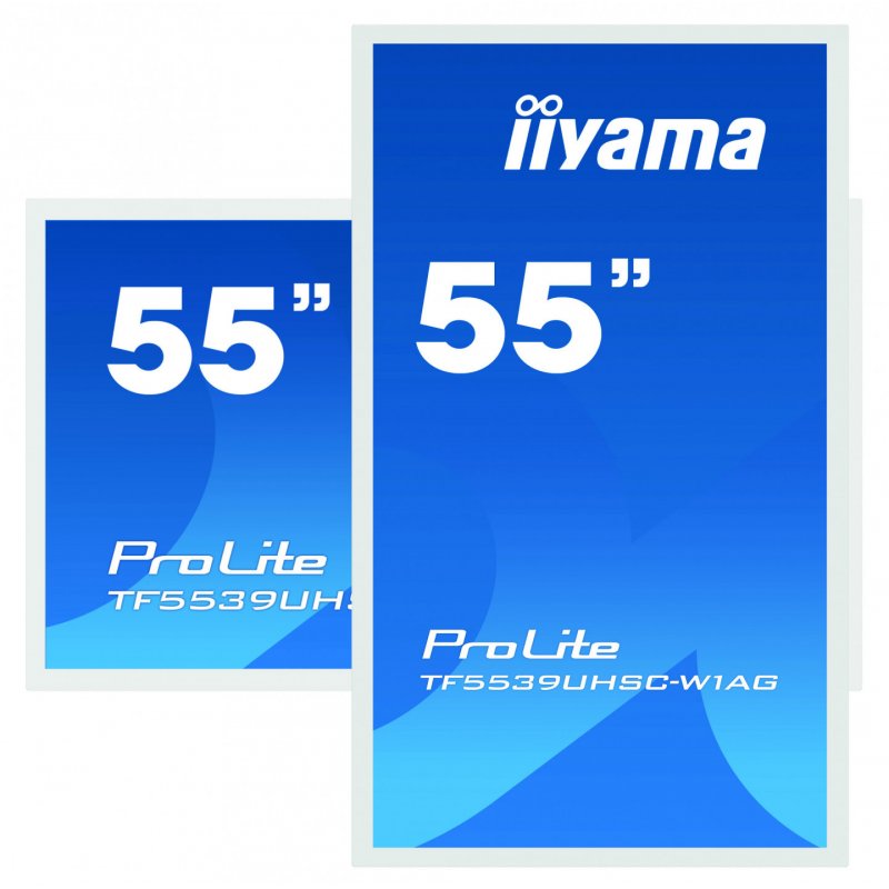 iiyama ProLite TF5539UHSC-W1AG computer monitor 139.7 cm (55") 3840 x 2160 pixels 4K Ultra HD LED Touchscreen Multi-user