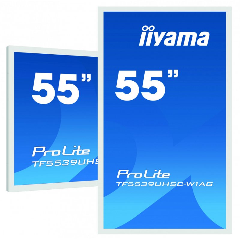 iiyama ProLite TF5539UHSC-W1AG écran plat de PC 139,7 cm (55") 3840 x 2160 pixels 4K Ultra HD LED Écran tactile Multi-