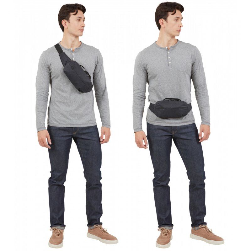 Thule Aion TASB102 - Black sacs bananes Polyester Noir