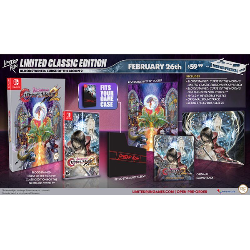 Limited Run Games Bloodstained: Curse of the Moon 2 Classic Edition English Nintendo Switch