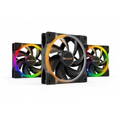 be quiet! Light Wings 120mm ARGB PWM Fan Black 3 Pack