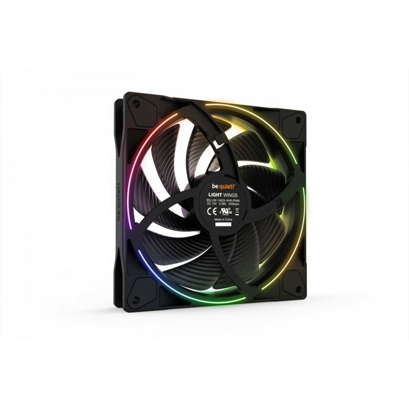 be quiet! Light Wings | 140mm PWM Triple Pack high-speed Boitier PC Ventilateur 14 cm Noir 3 pièce(s)
