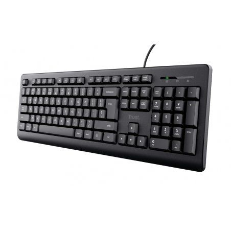 Trust TK-150 keyboard USB French Black