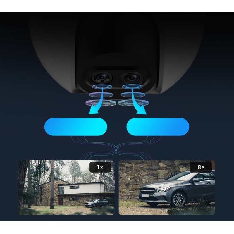 EZVIZ C8PF Sphérique Caméra de sécurité IP Intérieure et extérieure 1920 x 1080 pixels Plafond/mur