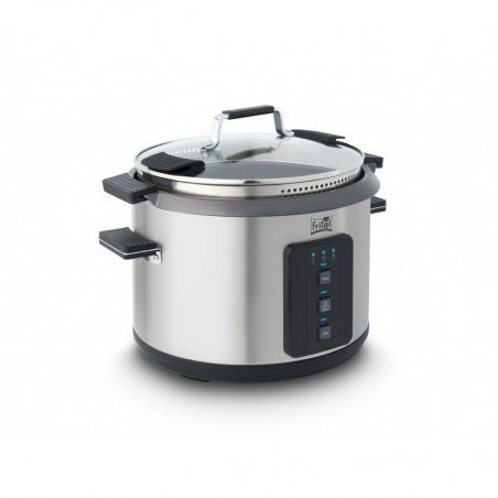Fritel RC 1377 cuiseur à riz 6 L 1100 W Noir, Acier inoxydable