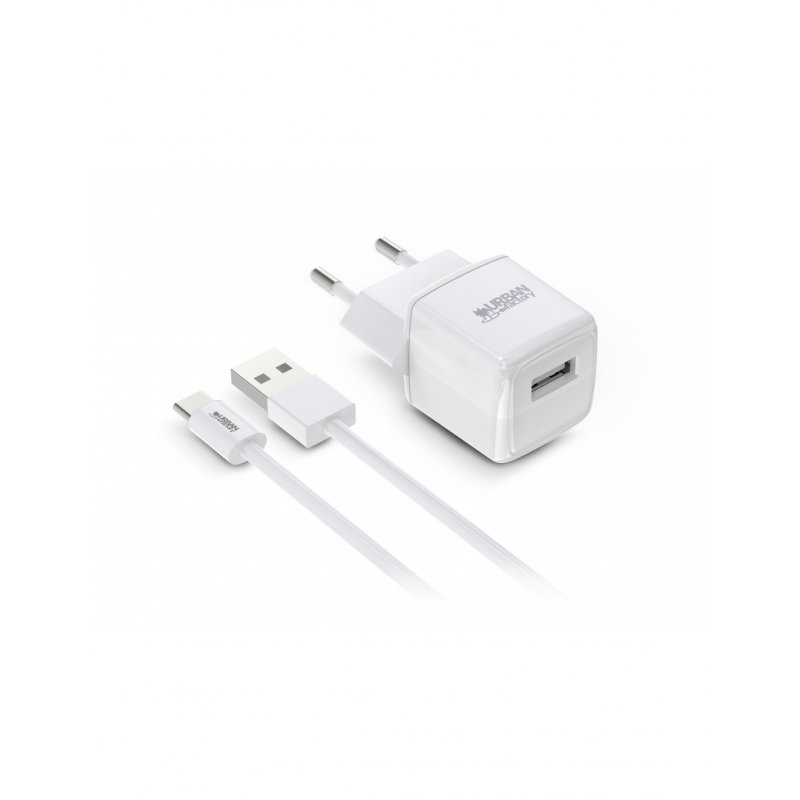 Urban Factory PSC25UF chargeur d'appareils mobiles Universel Blanc Secteur Intérieure