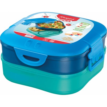Maped - Lunch Box - 3-in-1, 1.4 l. - Blue (870703)