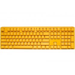 Ducky compatible One 3 Yellow Gaming Tastatur, RGB LED - MX-Silent-Red