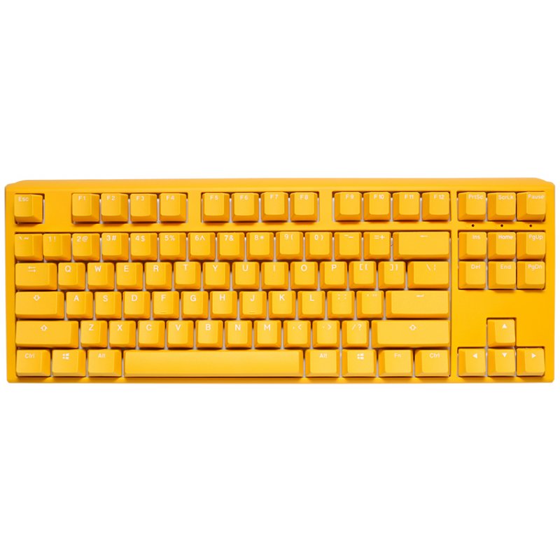 Ducky One 3 Yellow TKL clavier USB Allemand Jaune