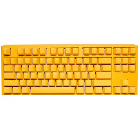 Ducky compatible One 3 Yellow TKL Gaming Tastatur, RGB LED - MX-Clear