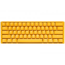 Ducky compatible One 3 Yellow Mini Gaming Tastatur, RGB LED - MX-Blue