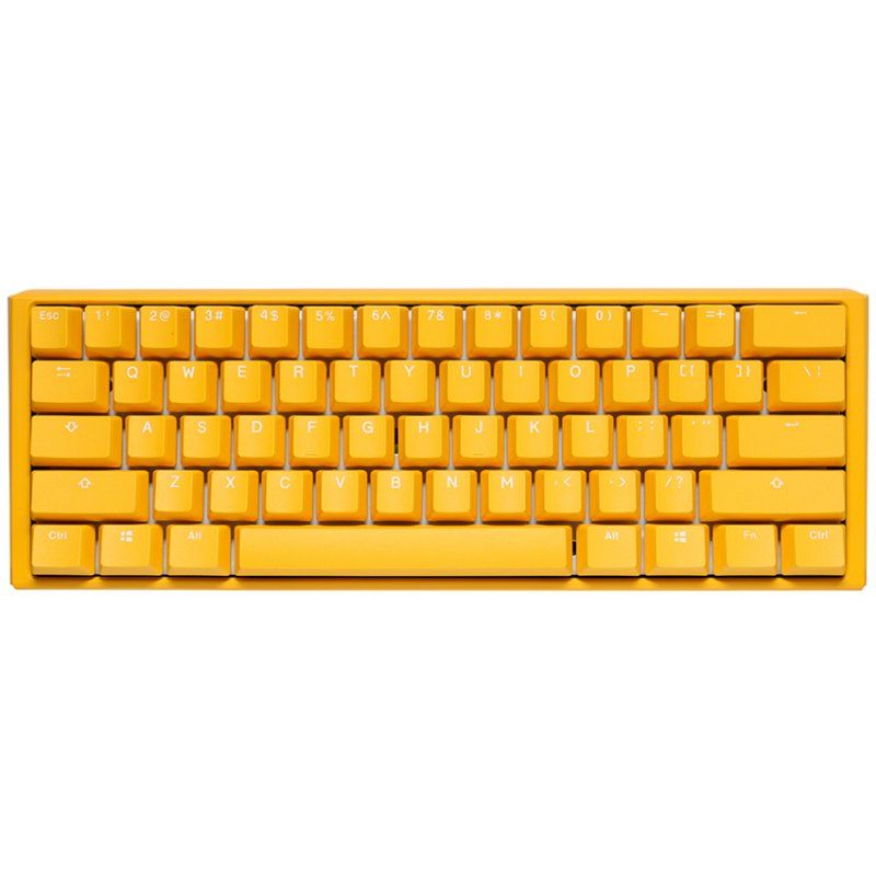 Ducky One 3 Yellow Mini clavier USB Allemand Jaune