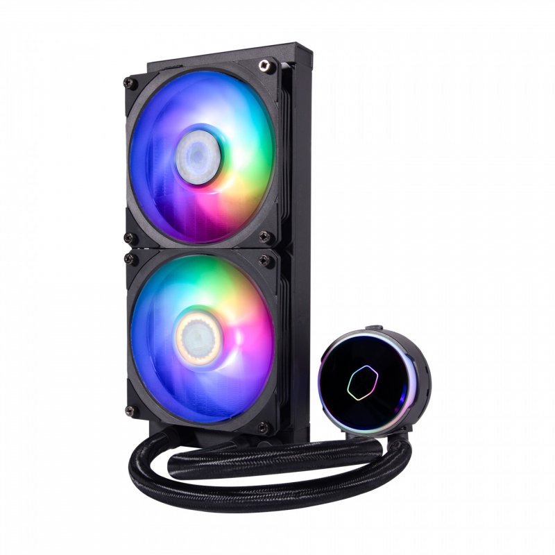 Cooler Master MasterLiquid PL240 Flux Processor Liquid сooling kit 12 cm Black