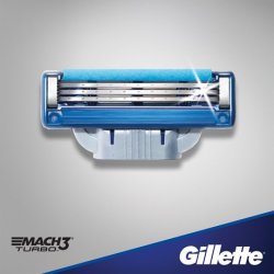 Gillette compatible - Mach 3 Turbo Blades 8 Pcs