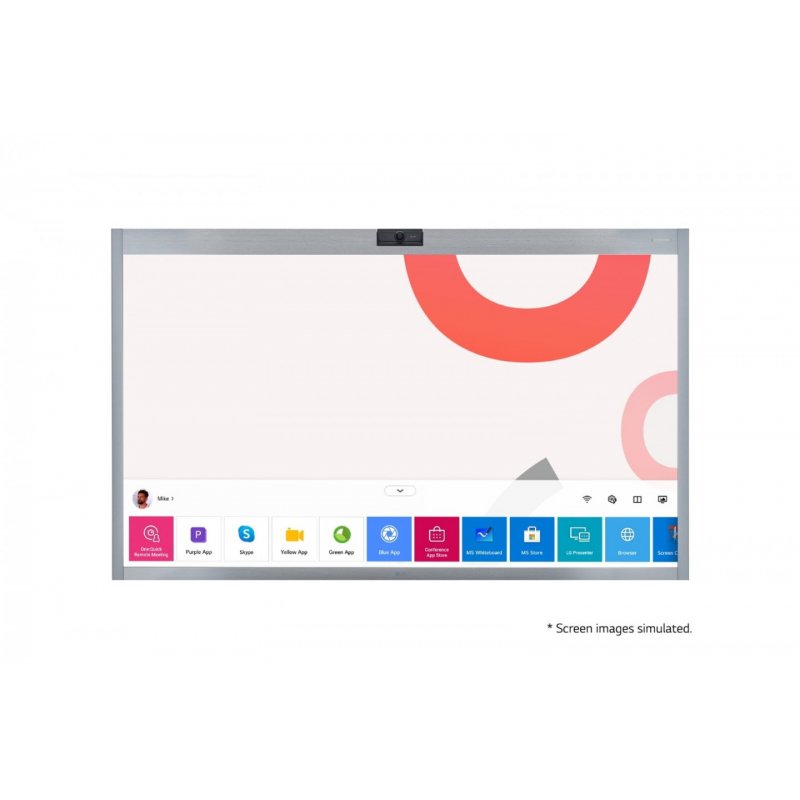 LG 55CT5WJ-B affichage de messages Écran plat interactif 139,7 cm (55") IPS Wifi 450 cd/m² 4K Ultra HD Argent Écran t