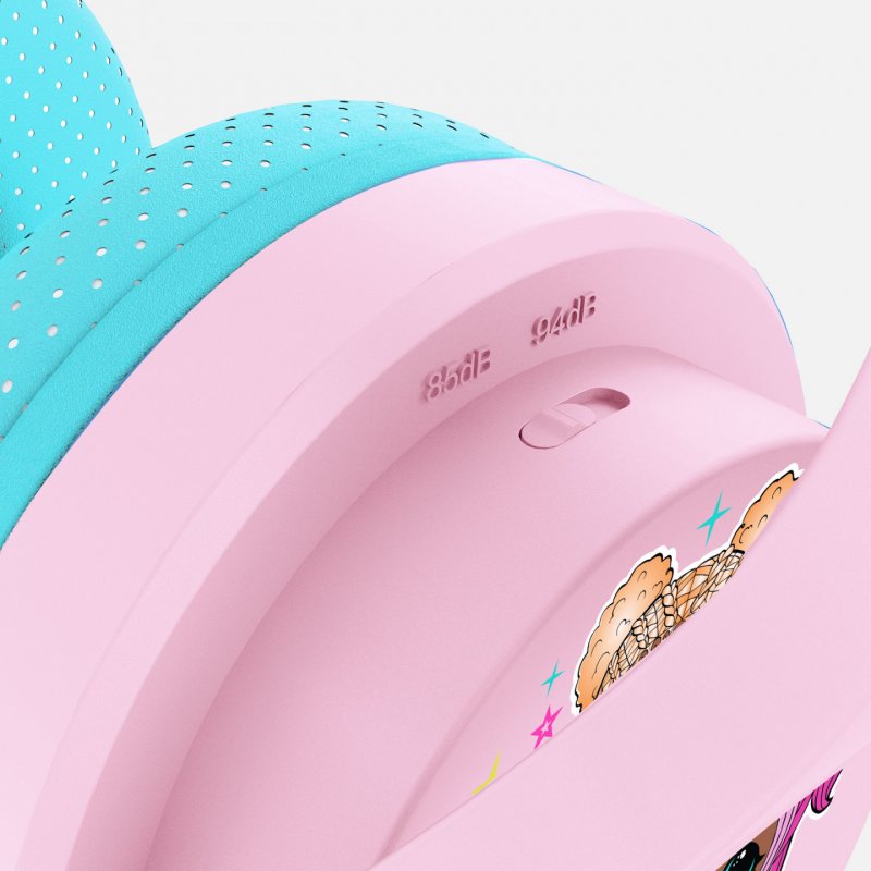 OTL Technologies L.O.L. Surprise! Let's Dance! Pink Kids Interactive Headset Wired Head-band Gaming Blue, Pink