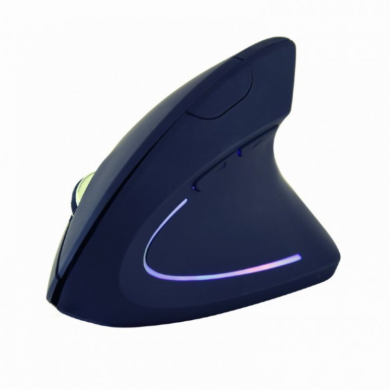 Souris filaire ergonomique Gembird compatible MUS-ERGO-01 (Noir)