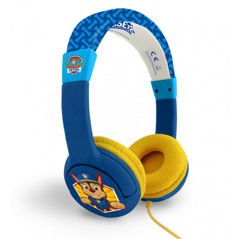 OTL Technologies PAW Patrol Chase Blue Kids Headphones Wired Head-band Gaming Blue, Yellow