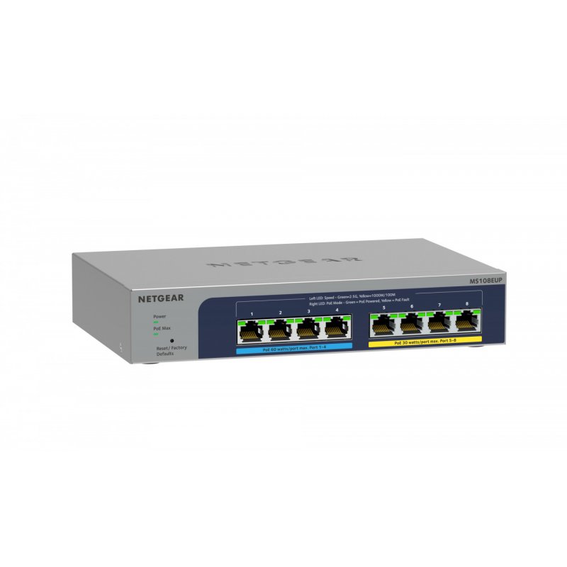8-PORT ULTRA60 POE++ MULTI-GIG ETHERNET PLUS SWITCH (MS108EUP)