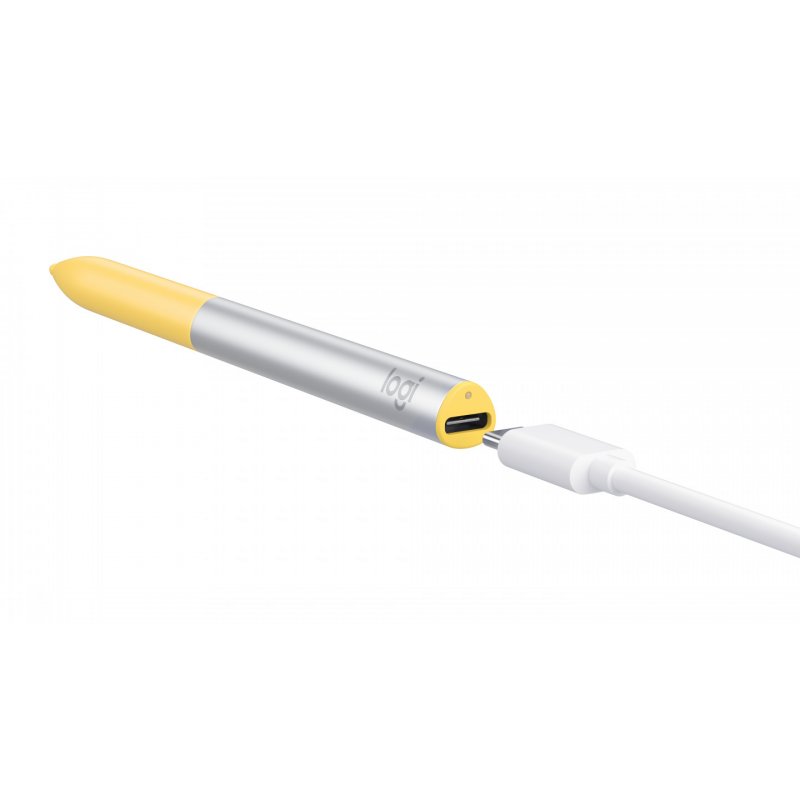 Logitech Pen for Chromebook stylet 15 g Argent, Jaune